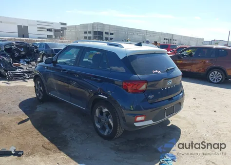 2021 Hyundai Venue Denim from USA, damaged, VIN KMHRC8A30MU112362